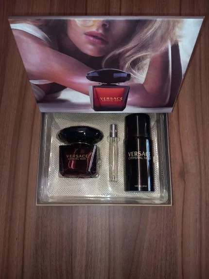 Дамски Подаръчен Комплект - Versace Crystal Noir 90ml