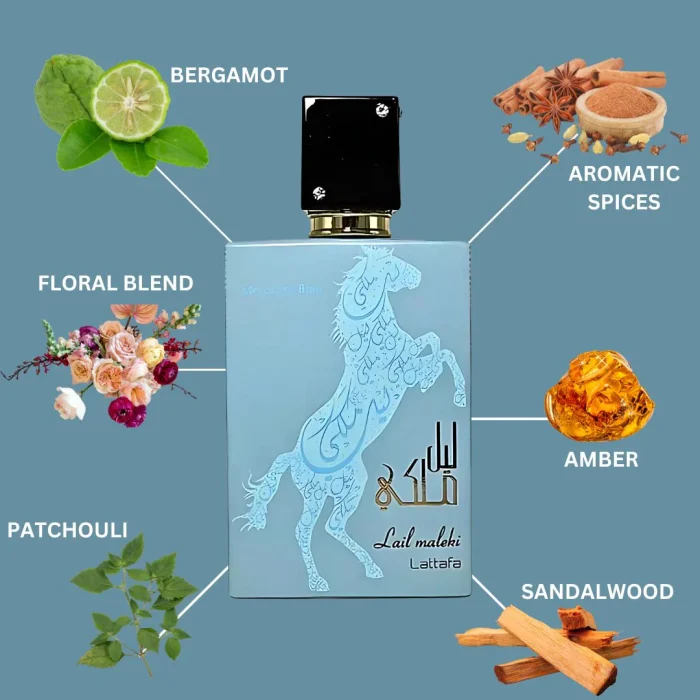 Lattafa Lail Maleki Moroccan Blue EDP 100 ml - Унисекс Парфюм